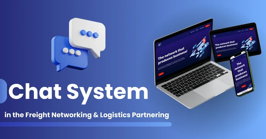 Chat System In The Freight Networking And Logistics Partnering