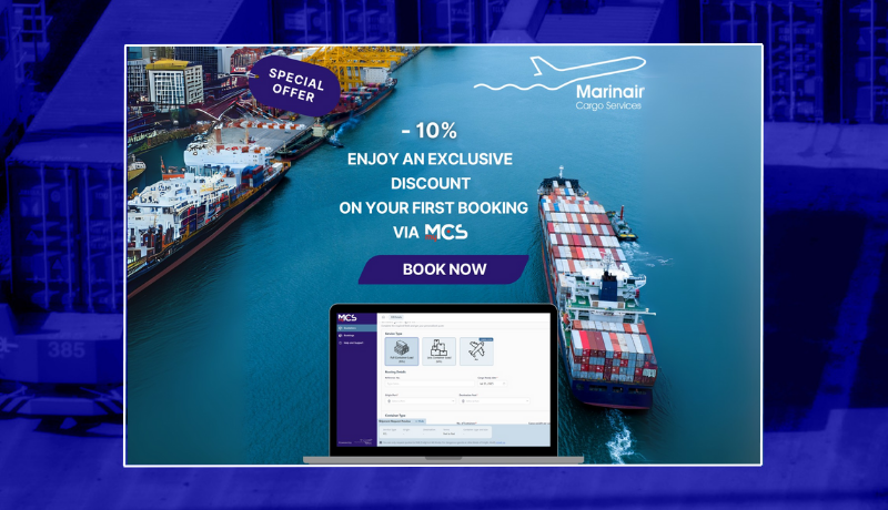 Marinair Cargo Services Launches Digital Platform MyMCS with Exclusive Discount