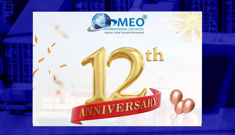 MEO International Logistics Celebrates 12 Years of Global Excellence