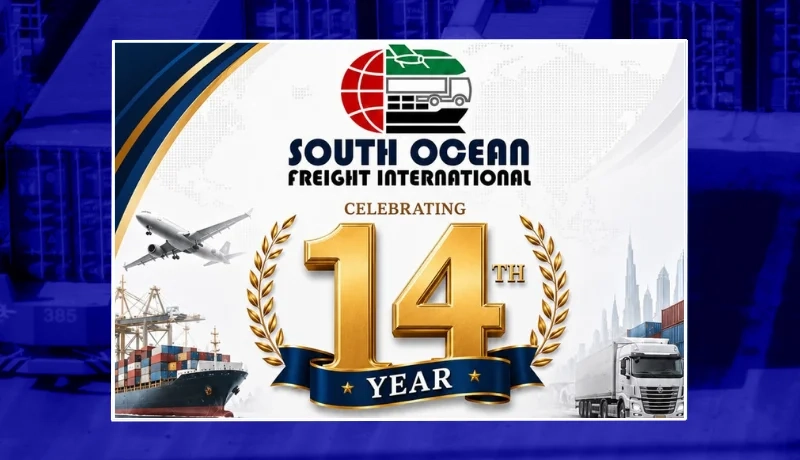 South Ocean Freight International Celebrates 14 Years of Excellence